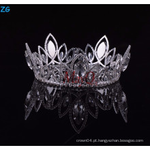 High Qulity Zhanggong cristal fantasia cabelo acessórios meninos completa rodada coroa